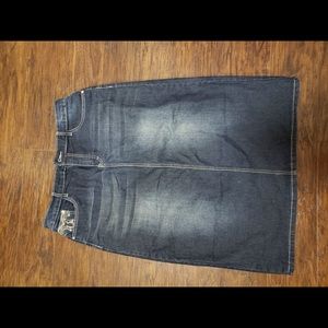 Christopher and banks denim skirt size 16